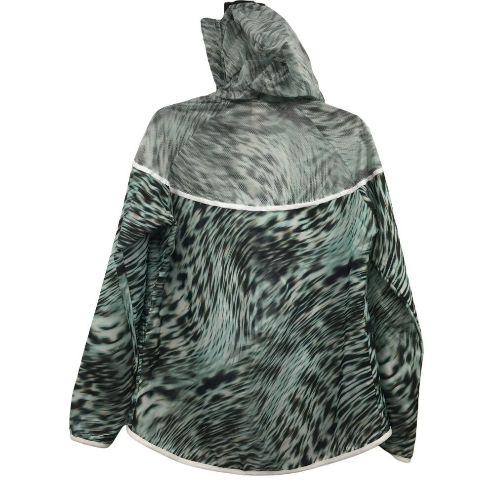 Nike Tech Hyperfuse Windrunner Jacket Aqua Full Z… - image 8